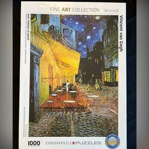 Eurographics Fine Art Collection “Cafe Terrace At Night”1000 piece puzzle